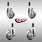 Service Caster 4 Inch 316SS Gray Poly Swivel 1-1/8 Inch Expanding Stem Caster Brake SCC, 2PK SCC-SS316EX20S414-PPUB-2-TLB-2-118 - alternate 5